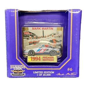 Mark Martin Racing Champions 1994 Premier Edition Brickyard 400 1/64 Die Cast
